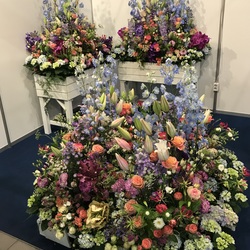 Blumenmischung für die Ausstellung
